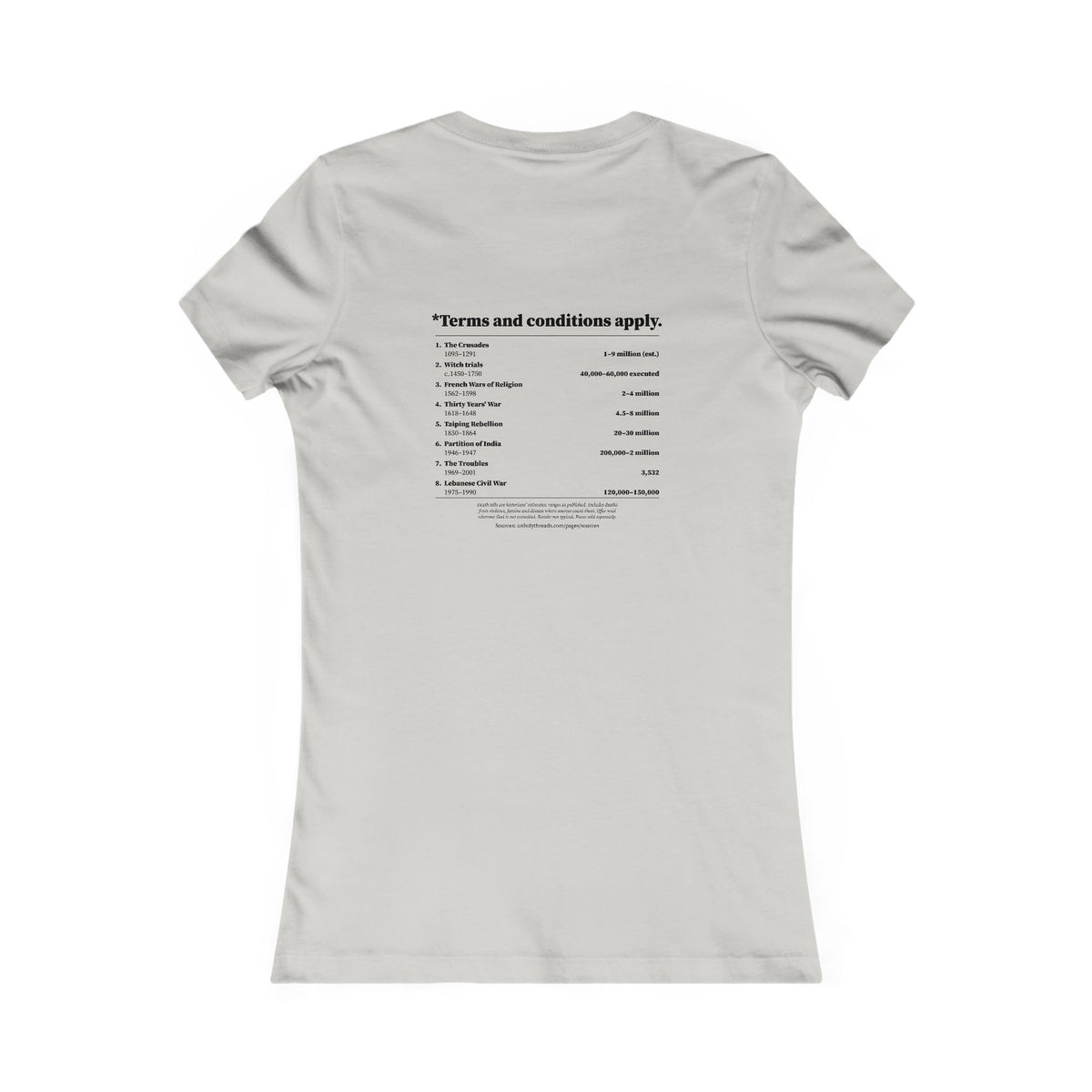 Thou Shalt Not Kill* Tee – Women's Slim Fit