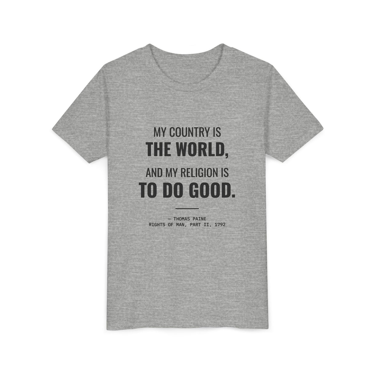 My Religion Is to Do Good Tee – Youth