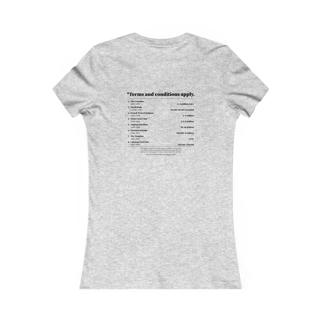 Thou Shalt Not Kill* Tee – Women's Slim Fit